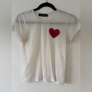 Reformation Tee with Red Heart